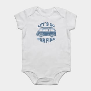 Let's Go Surfing Baby Bodysuit